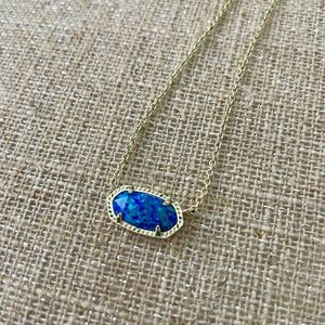 Blue opal Kendra scott necklace